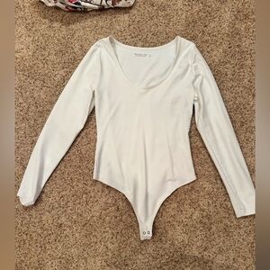 Abercrombie & Fitch White Bodysuit